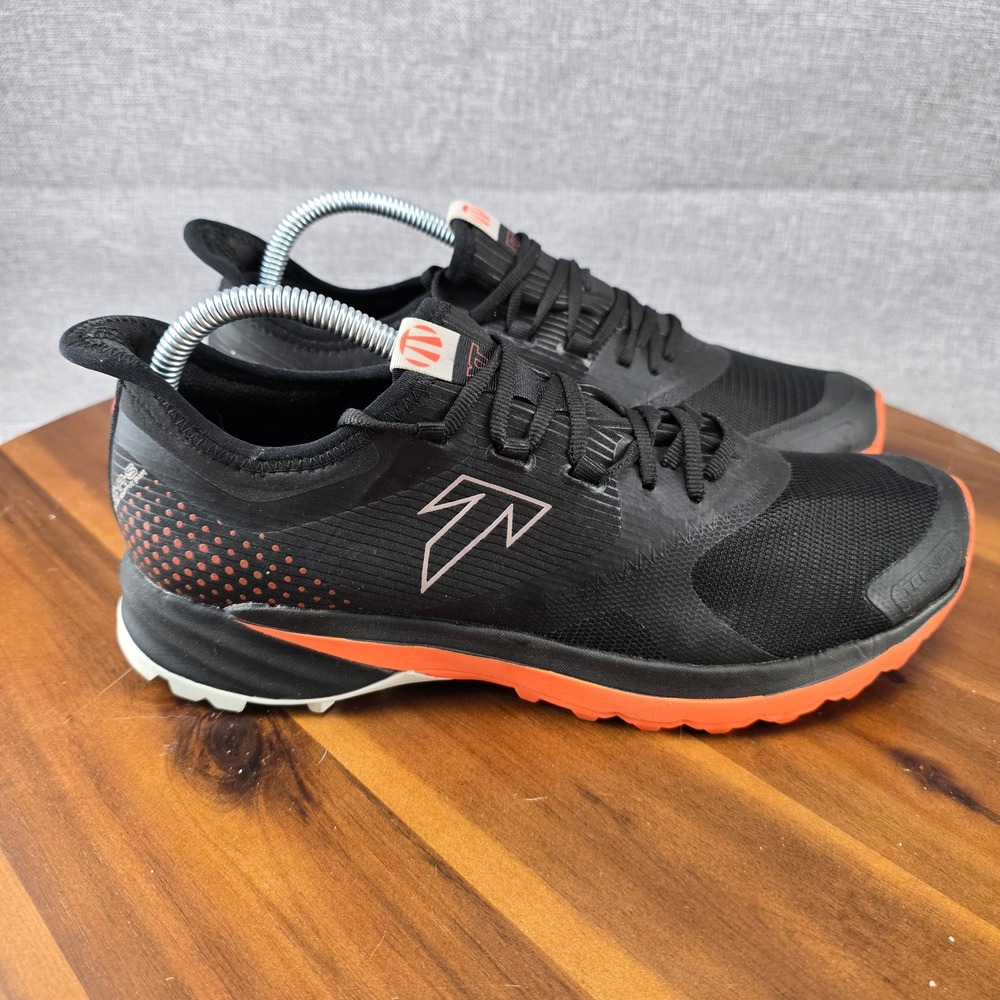 Tecnica Origin XT MS Mens Trail Running Shoes Black Orange Vibram‎ Size 8